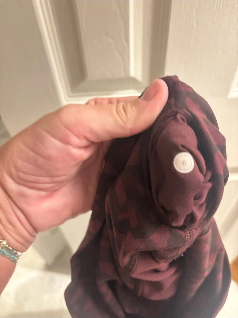 lululemon athletica Deep Burgundy Leopard-Print Leggings